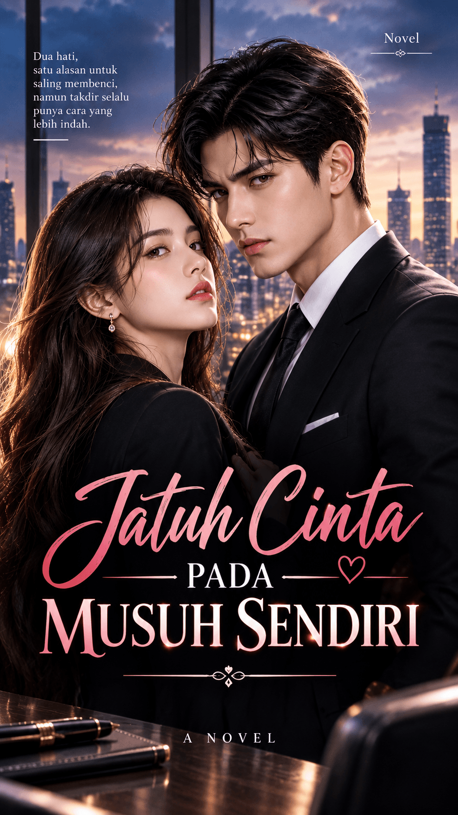 Sampul JATUH CINTA PADA MUSUH SENDIRI